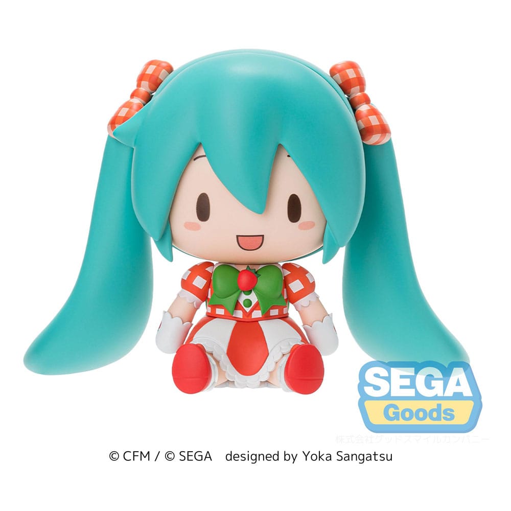 Character Vocal Series 01: Hatsune Miku Fuwa Petit Chibi Figur Hatsune Miku x Love and Berry Klä upp och dansa! Härlig Jordgubb 8 cm