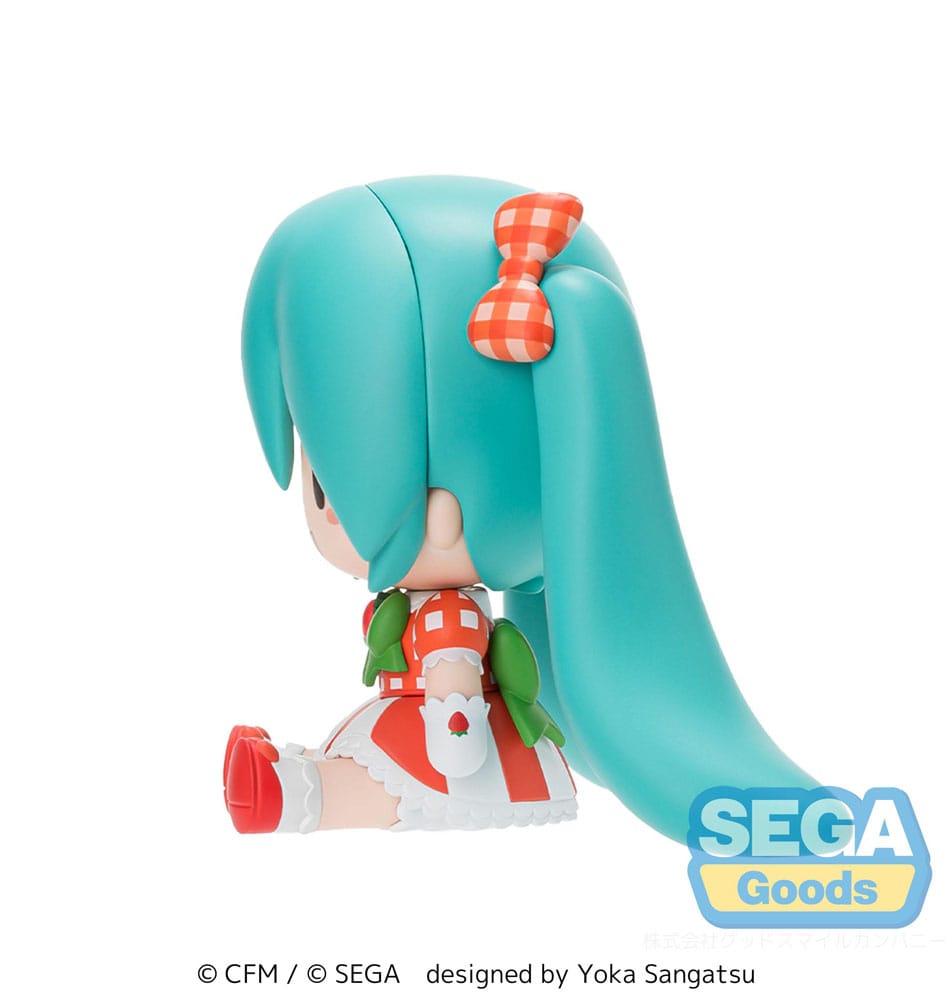 Character Vocal Series 01: Hatsune Miku Fuwa Petit Chibi Figur Hatsune Miku x Love and Berry Klä upp och dansa! Härlig Jordgubb 8 cm