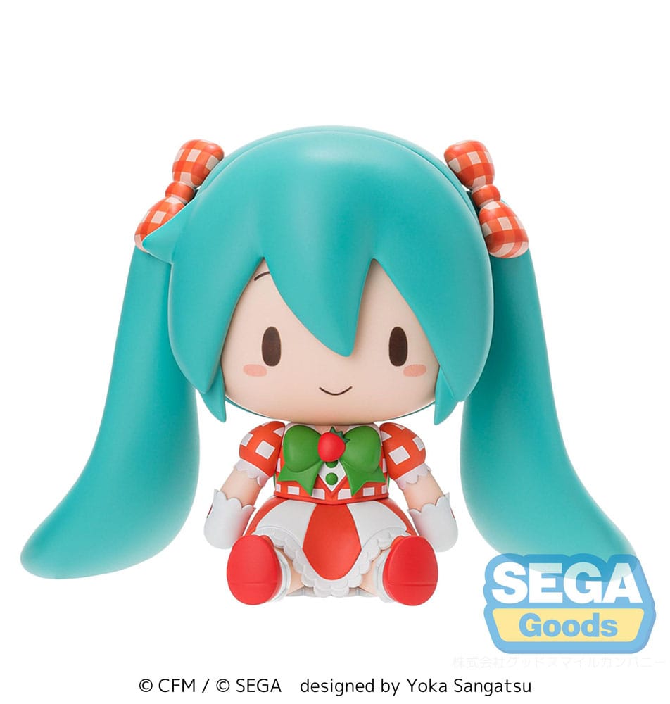 Character Vocal Series 01: Hatsune Miku Fuwa Petit Chibi Figur Hatsune Miku x Love and Berry Klä upp och dansa! Härlig Jordgubb 8 cm