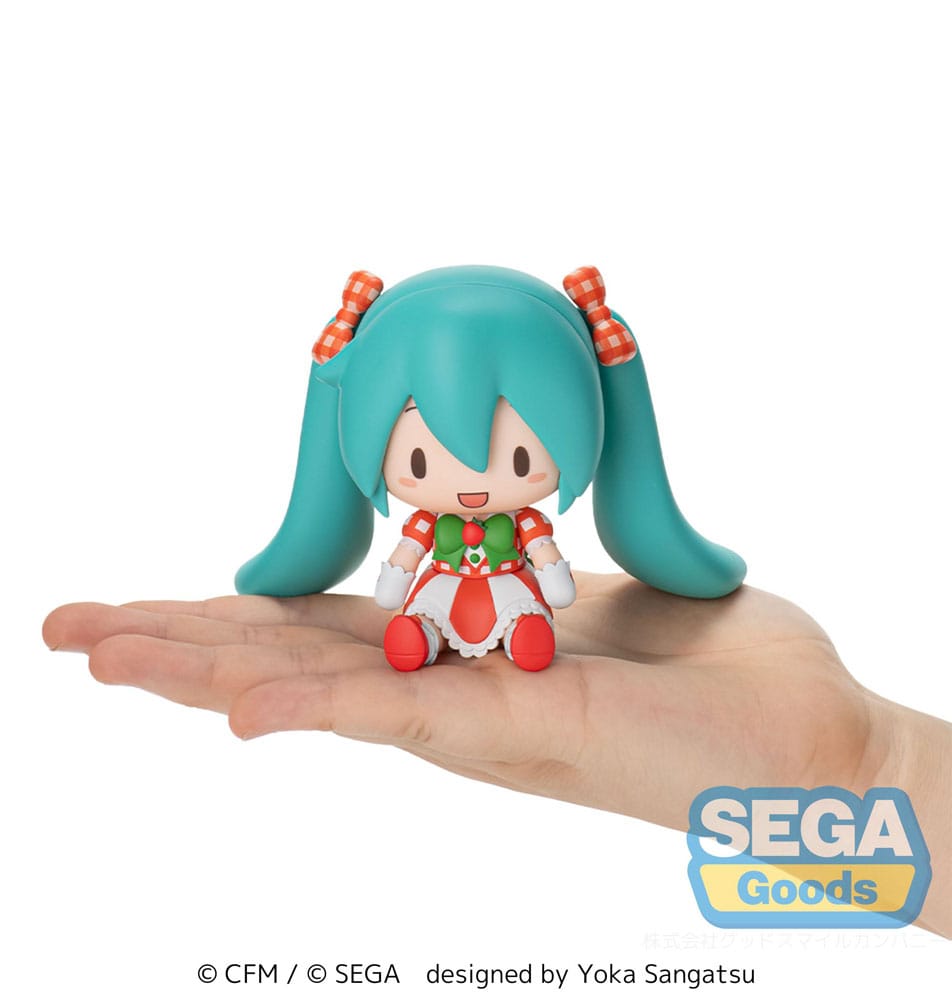 Character Vocal Series 01: Hatsune Miku Fuwa Petit Chibi Figur Hatsune Miku x Love and Berry Klä upp och dansa! Härlig Jordgubb 8 cm