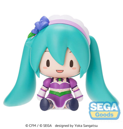 Character Vocal Series 01: Hatsune Miku Fuwa Petit Chibi Figur Hatsune Miku x Love and Berry Dress Up and Dance! Funkelndes Lila 8 cm