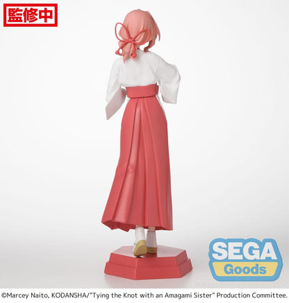 Atar el nudo con un escritorio hermano de Amagami X Decor Collections PVC Statue Yuna Amagami 16 cm