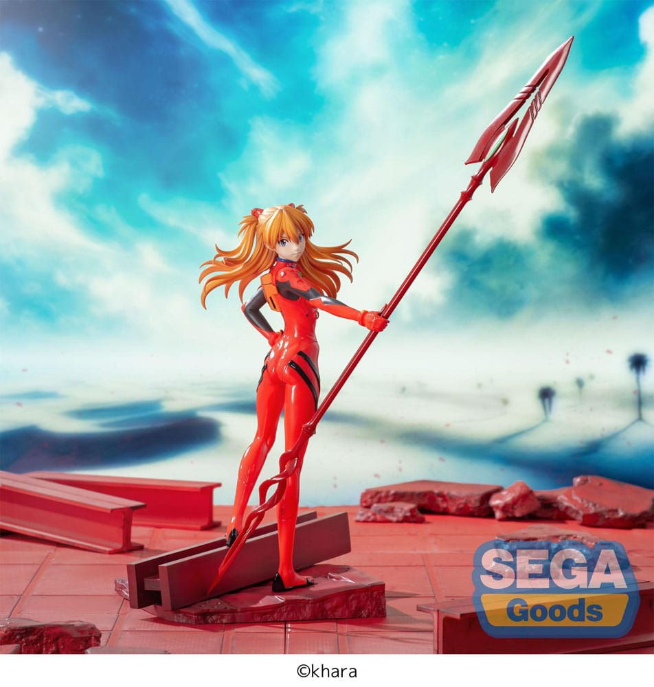 Evangelion: 3.0+1.0 Thrice Upon a Time Luminasta PVC-Statue Asuka Shikinami Langley x Spear of Longinus 20 cm