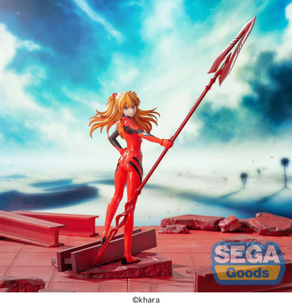 Evangelion: 3.0+1.0 Thrice Upon a Time Luminasta PVC-Statue Asuka Shikinami Langley x Spear of Longinus 20 cm