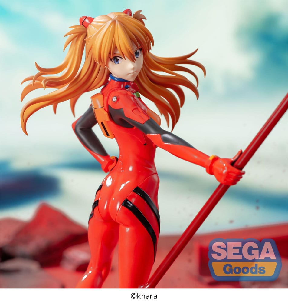 Evangelion: 3.0+1.0 Thrice Upon a Time Luminasta PVC-Statue Asuka Shikinami Langley x Spear of Longinus 20 cm
