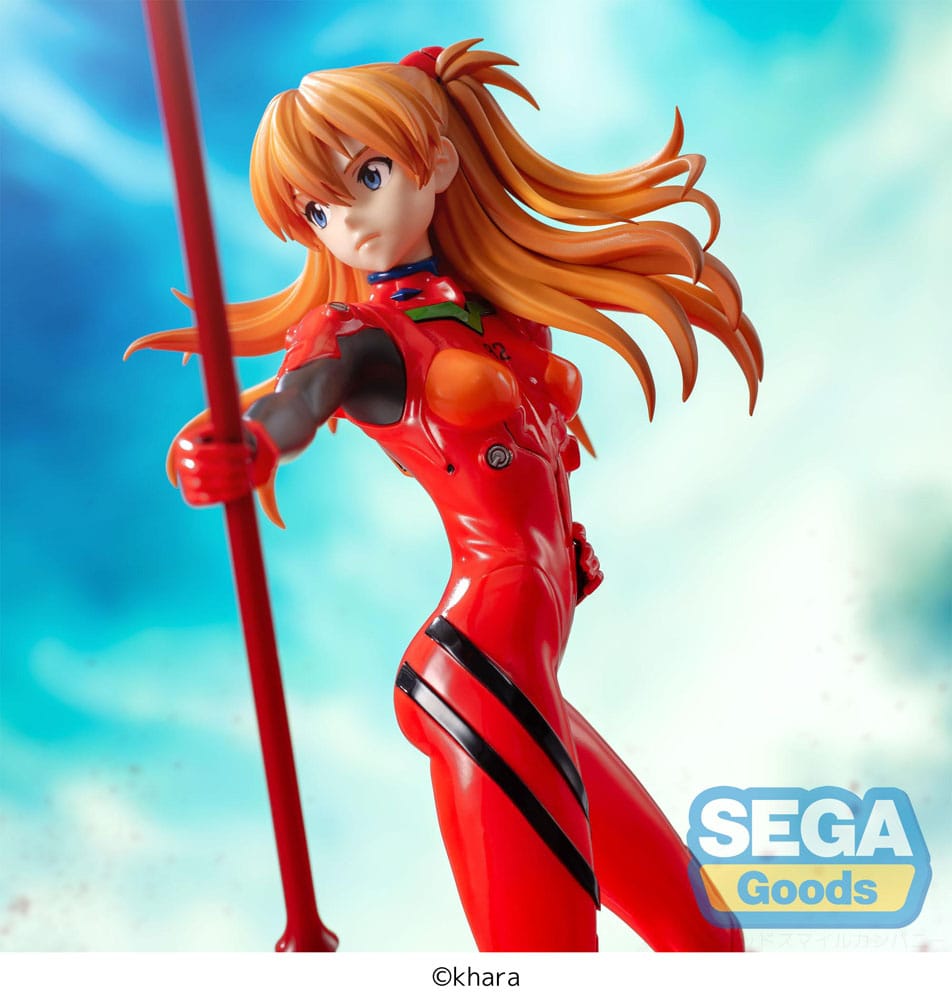 Evangelion : 3.0+1.0 Trois fois il était une fois Luminasta Statue PVC Asuka Shikinami Langley x Lance de Longinus 20 cm