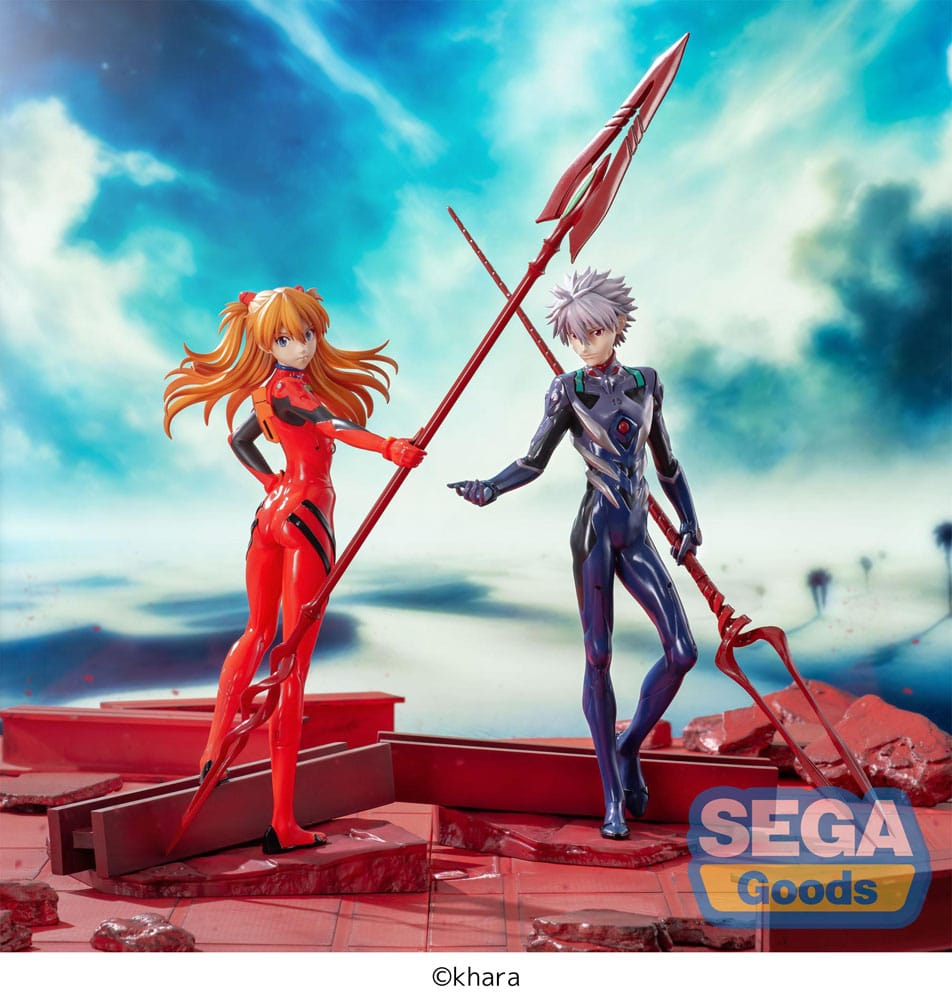 Evangelion: 3.0+1.0 Thrice Upon a Time Luminasta PVC-Statue Asuka Shikinami Langley x Spear of Longinus 20 cm