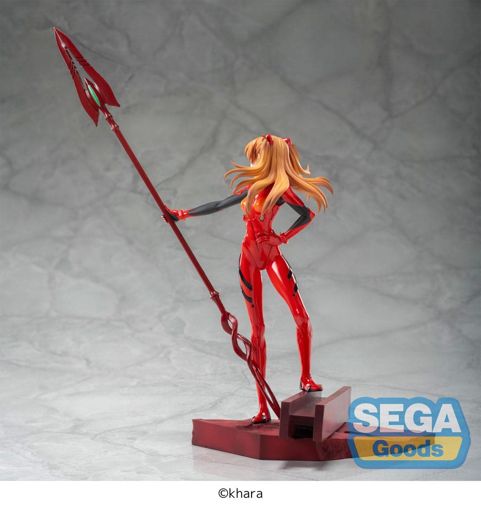 Evangelion : 3.0+1.0 Trois fois il était une fois Luminasta Statue PVC Asuka Shikinami Langley x Lance de Longinus 20 cm