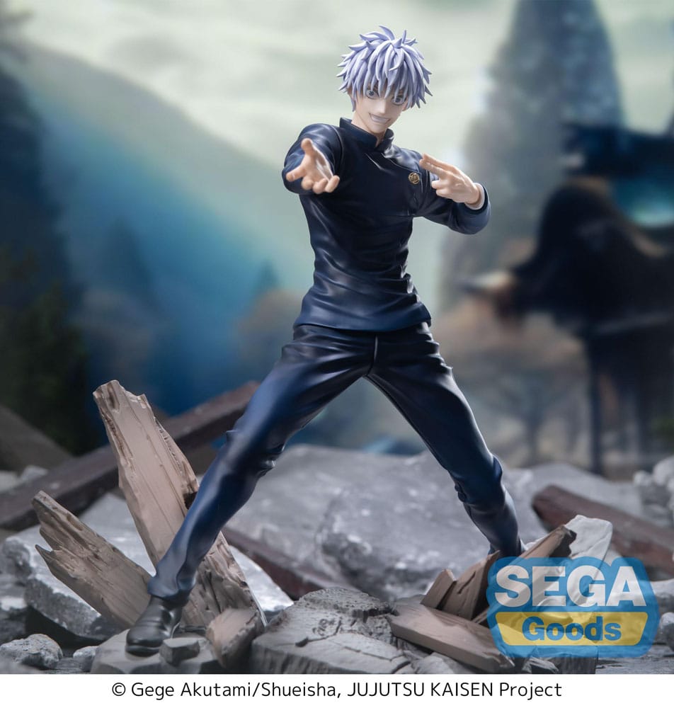 Jujutsu Kaisen Inventario oculto/muerte prematura Luminasta PVC Estatua Satoru Gojo Fierce Battle 18 cm