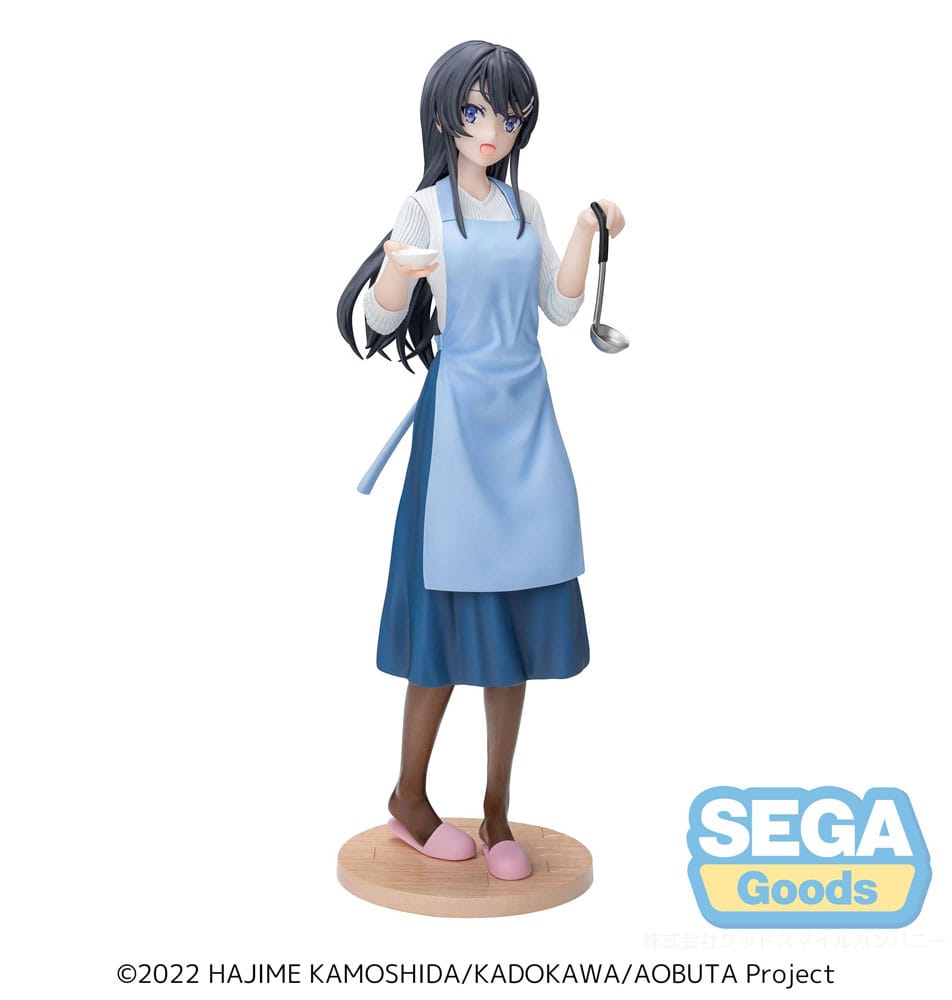 Rascal no sueña con Bunny Girl Senpai Luminasta Estatua PVC Mai Sakurajima Apron 14 CM