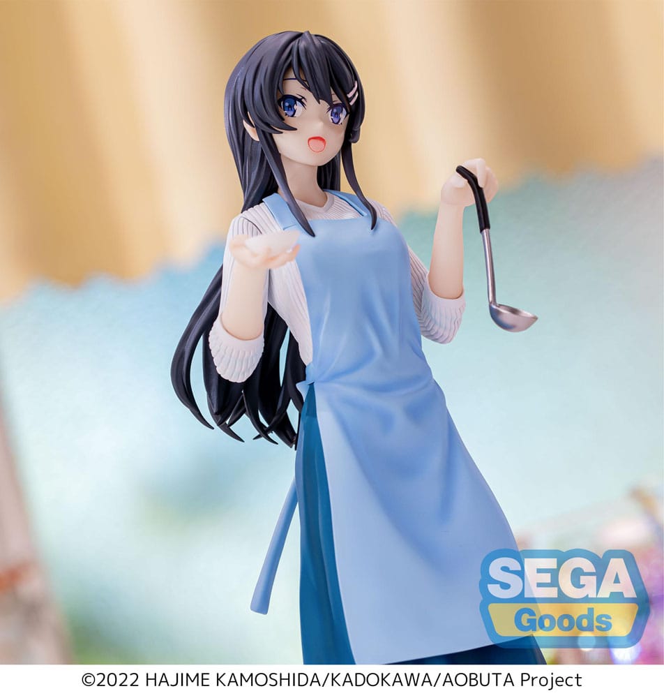 Rascal no sueña con Bunny Girl Senpai Luminasta Estatua PVC Mai Sakurajima Apron 14 CM
