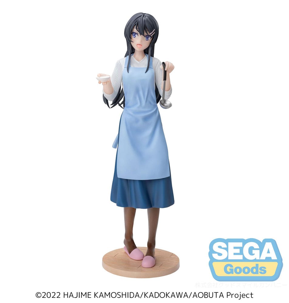 Rascal no sueña con Bunny Girl Senpai Luminasta Estatua PVC Mai Sakurajima Apron 14 CM