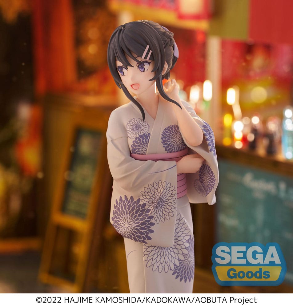 Rascal no sueña con la conejita Senpai Luminasta Estatua de PVC Mai Sakurajima Yukata 22 cm
