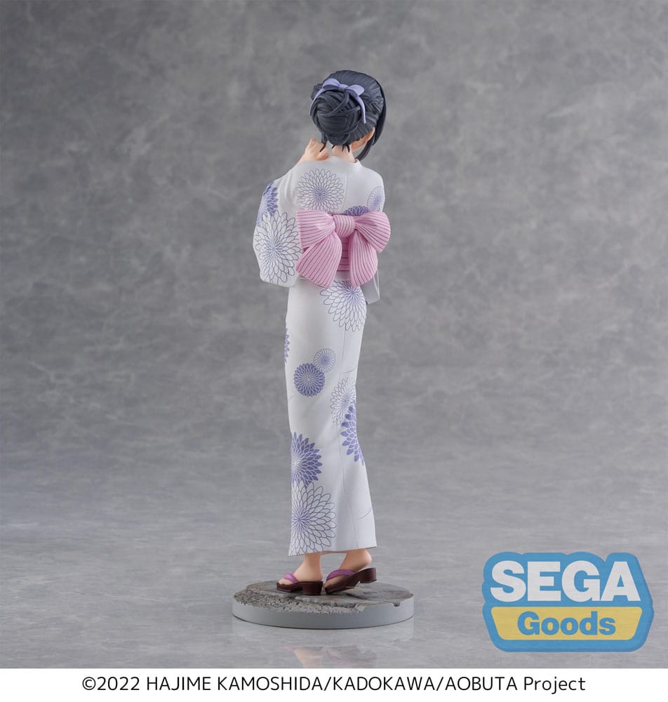 Rascal no sueña con la conejita Senpai Luminasta Estatua de PVC Mai Sakurajima Yukata 22 cm