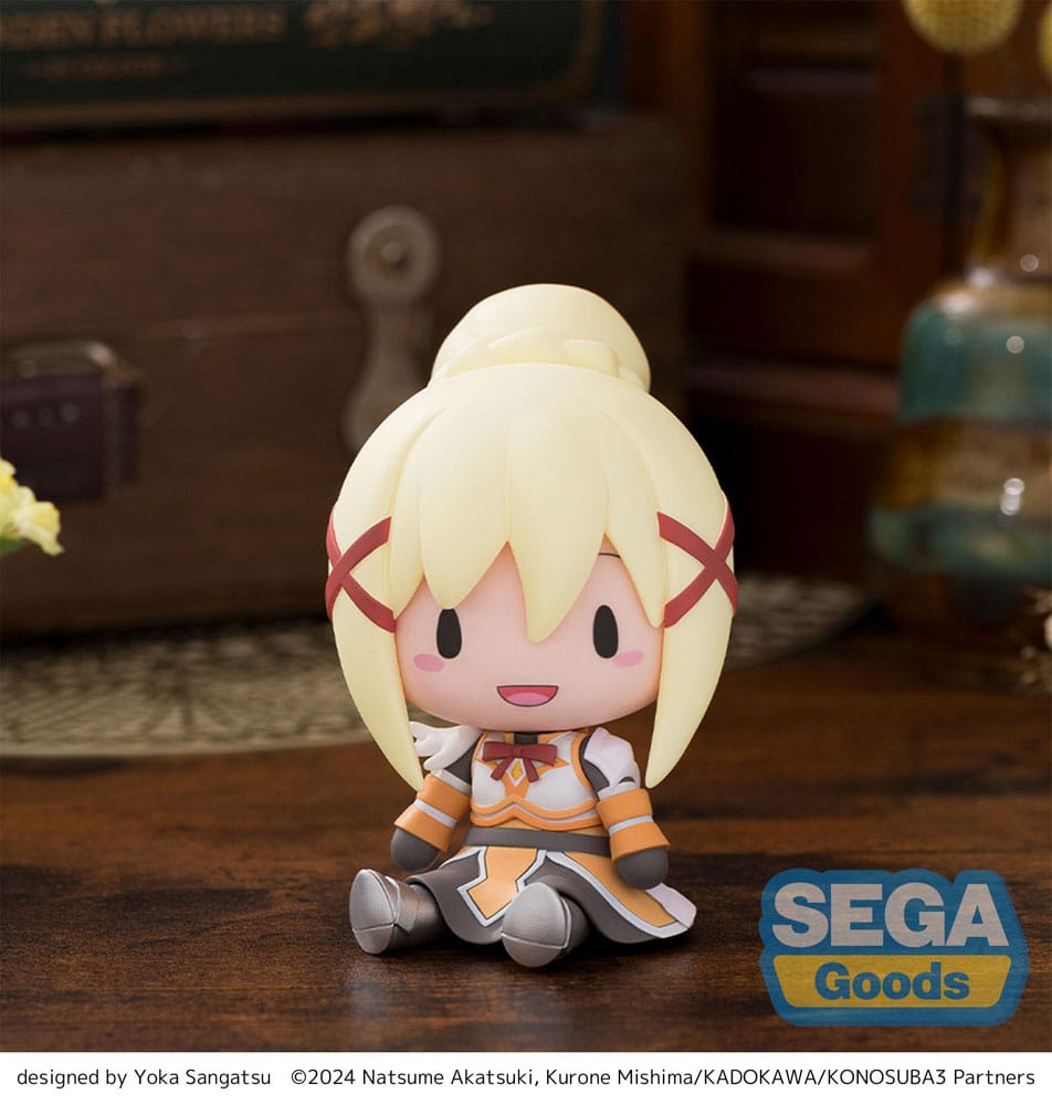 Konosuba Guds velsignelse over denne fantastiske verden! 3 Fuwa Petit Chibi Figur Mørke 8 cm