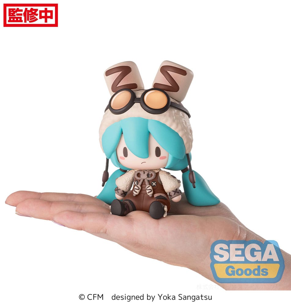 Character Vocal Series 01: Hatsune Miku Fuwa Petit Chibi Figur Hatsune Miku Marshmallow Hot Cocoa 10 cm