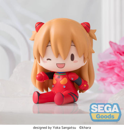 Evangelion: New Theatrical Edition Fuwa Petit Chibi Figur Asuka Plug Suit 8 cm