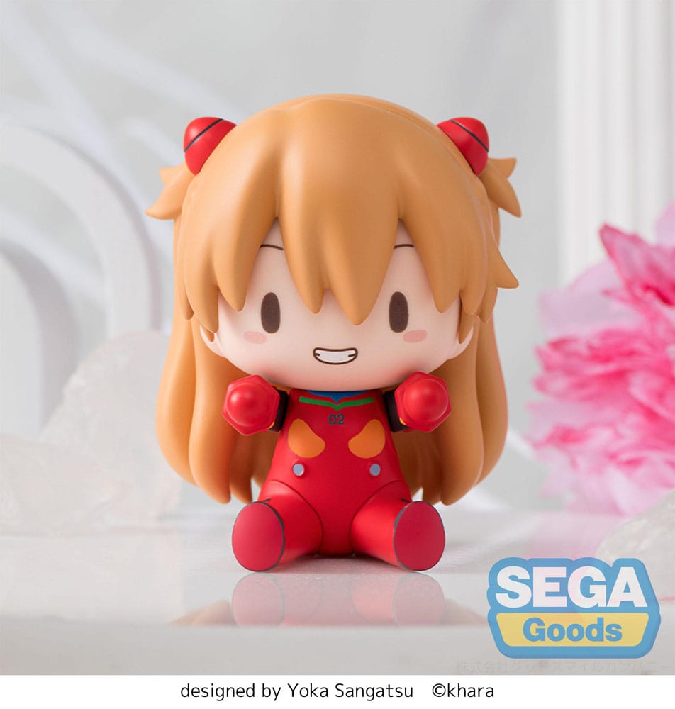 Evangelion: New Theatrical Edition Fuwa Petit Chibi Figur Asuka Plug Suit 8 cm