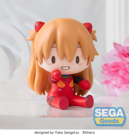 Evangelion: New Theatrical Edition Fuwa Petit Chibi Figur Asuka Plug Suit 8 cm