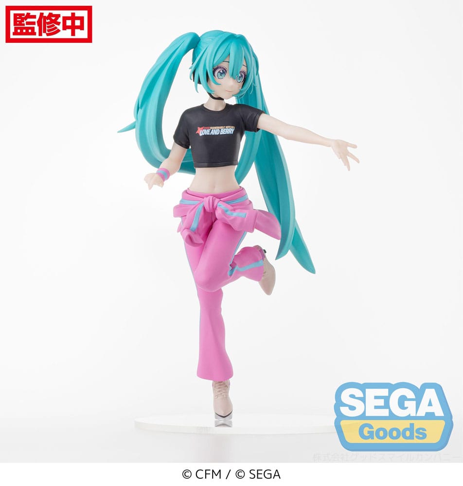 Hatsune Miku x Love i Berry Obući se i plešu! Desktop X Ukrasite kolekcije PVC kip Hatsune Miku Berry kostim ver. 17 cm