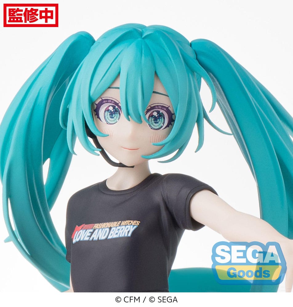 Hatsune Miku x Love i Berry Obući se i plešu! Desktop X Ukrasite kolekcije PVC kip Hatsune Miku Berry kostim ver. 17 cm