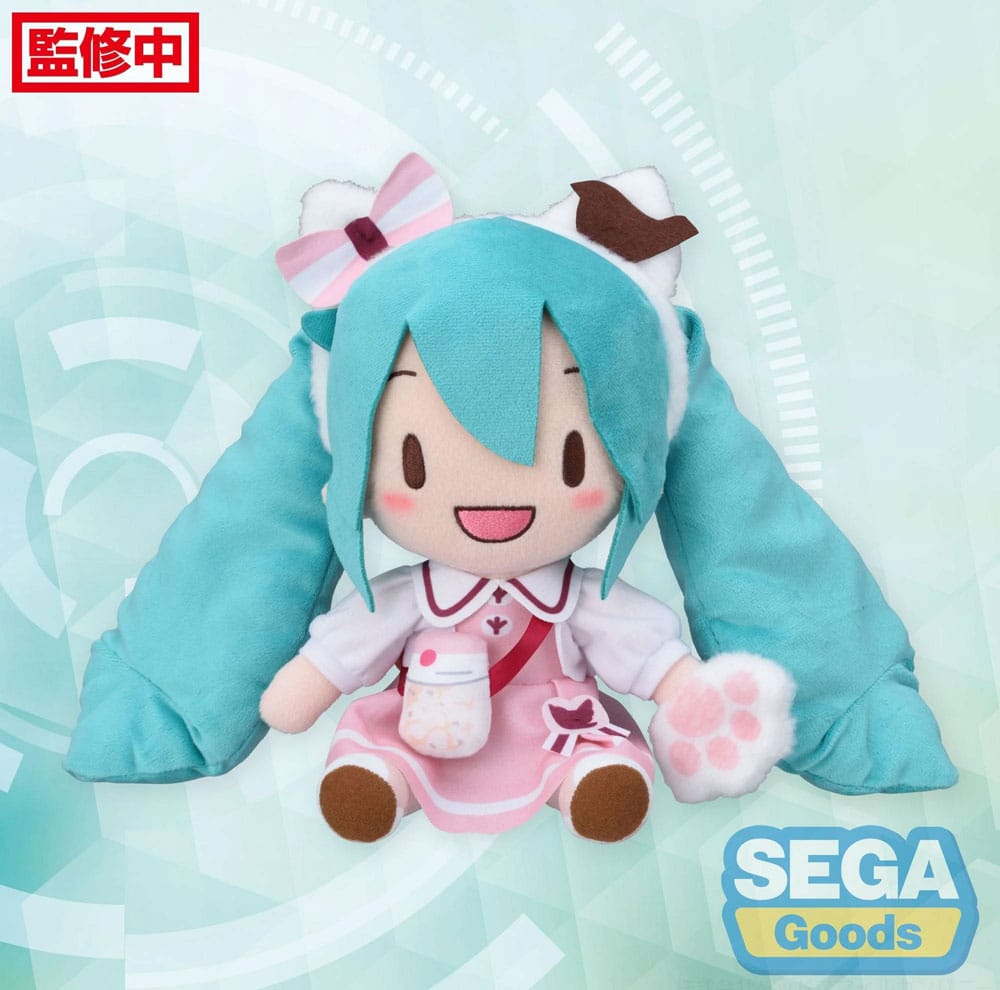 Character Vocal Series 01: Hatsune Miku Fuwa Petit Plush Figure Hatsune Miku Theme Park Ver. M 25 cm