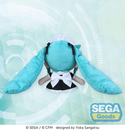 Hatsune Miku Project Diva Arcade Fuwa Petit Mini Plush Figura Miku Maid Ver. (Ex) 16 cm