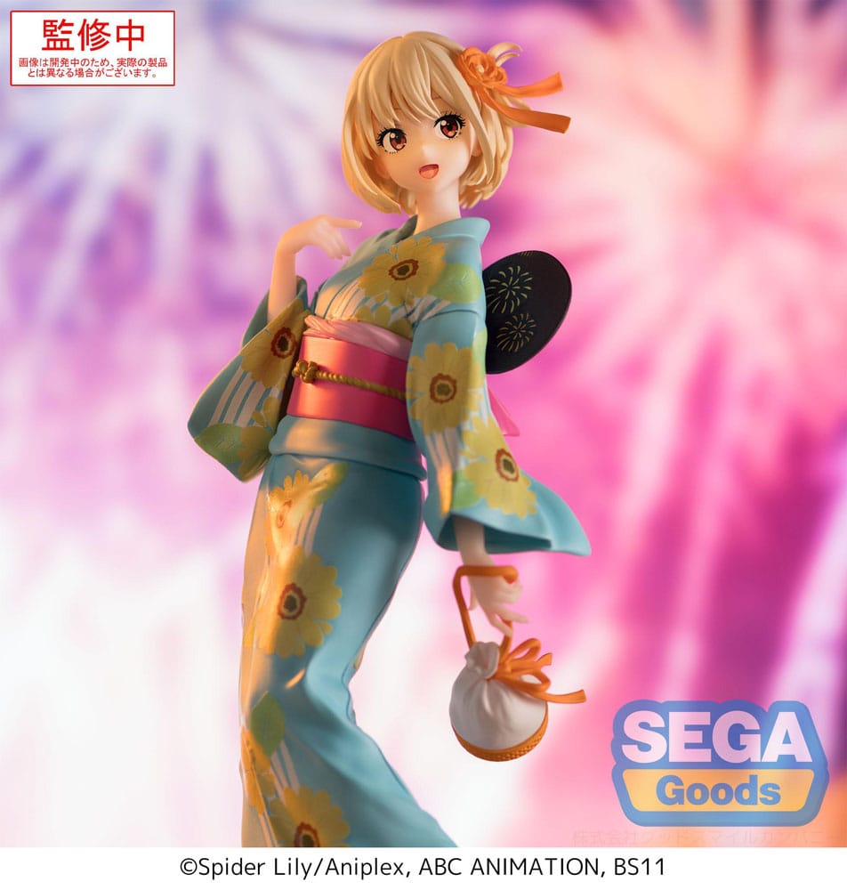 Lycoris Recoil Luminasta Statua in PVC Chisato Nishikigi Festival in Yukata 19 cm