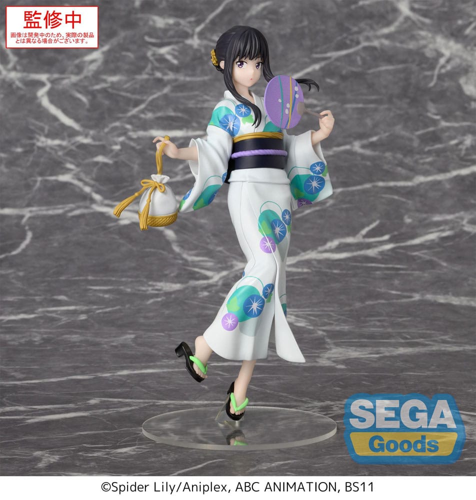 Lycoris Recoil Luminasta Statua in PVC Takina Inoue Festival in Yukata 19 cm