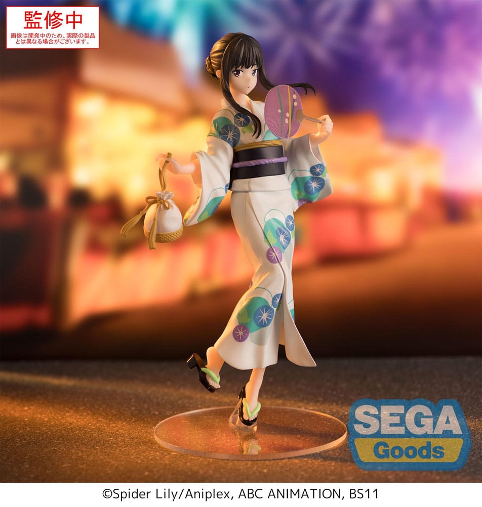 Lycoris Recoil Luminasta Statua in PVC Takina Inoue Festival in Yukata 19 cm