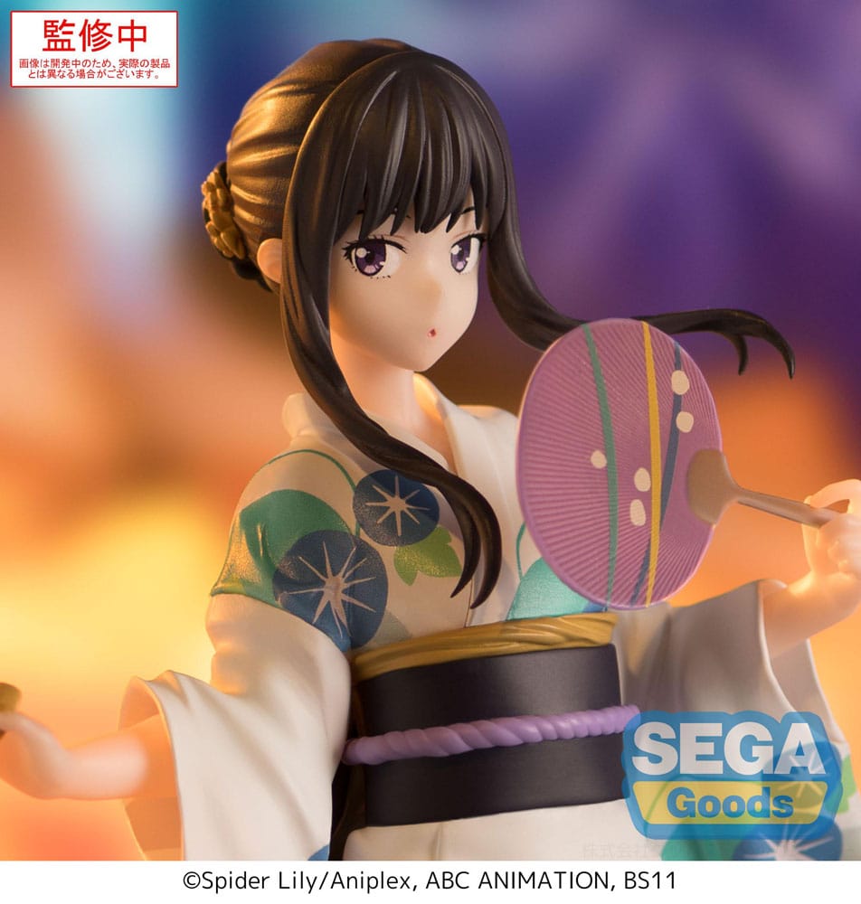 Lycoris Recoil Luminasta Statua in PVC Takina Inoue Festival in Yukata 19 cm