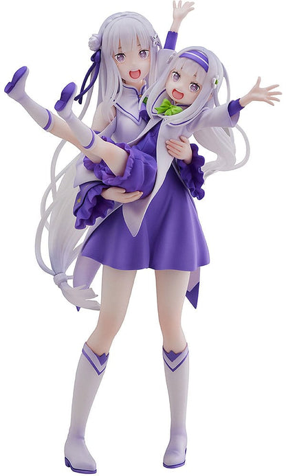 Re: Zero Start Life in een andere wereld PVC -standbeeld 1/7 Emilia & Childhood Emilia 24 cm