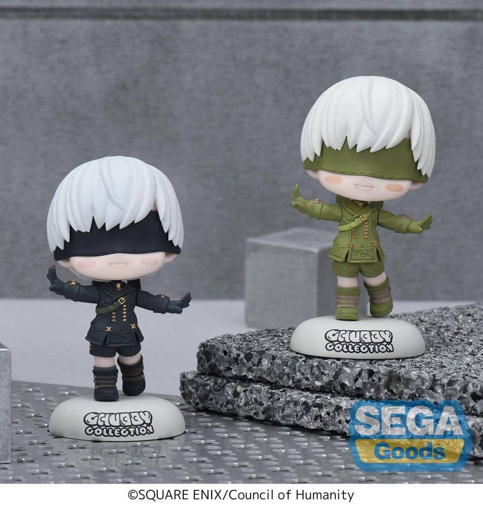 Nier: Automata Chubby Collection PVC Status Petit figura Nier: Automata Ver1.1A 9S (EX) 7 cm