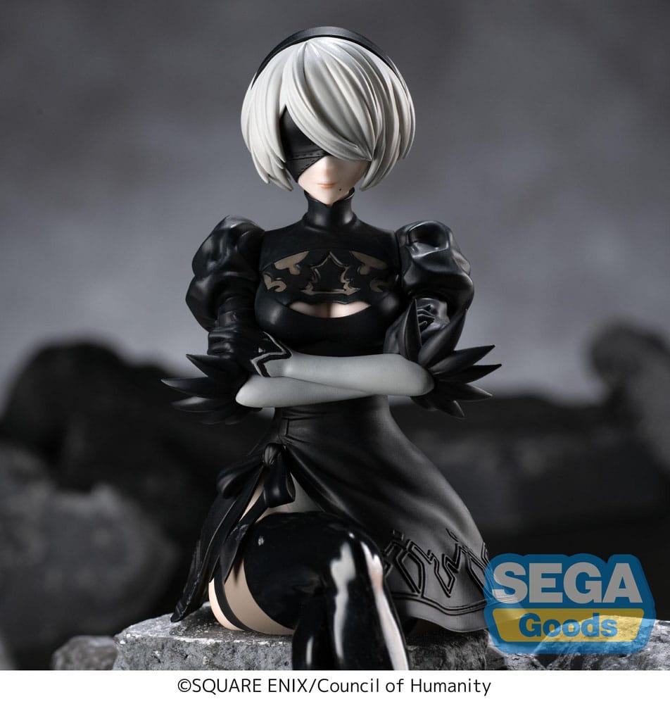 NieR:Automata Ver1.1a PM Perching PVC Statue 2B 13 cm