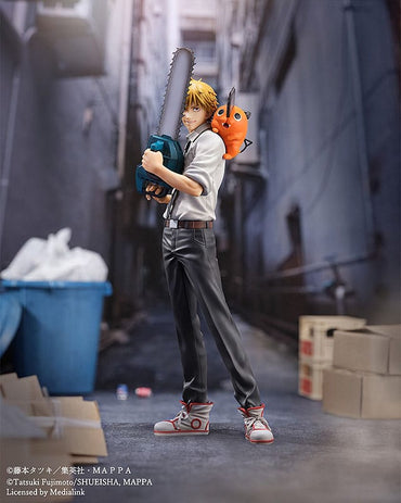 Chainsaw Man S-Fire PVC Statue 1/7 Denji & Pochita 24 cm