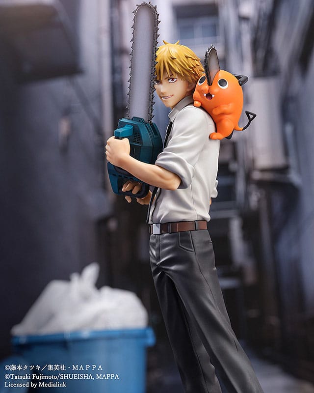 Chainsaw Man S-Fire PVC Statue 1/7 Denji & Pochita 24 cm