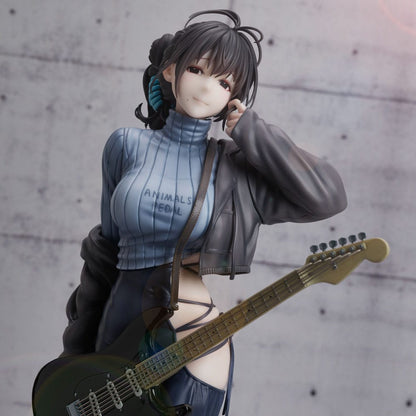 Juroku Ilustración PVC Estatua Guitarra Meimei Vestido sin espalda 26 cm