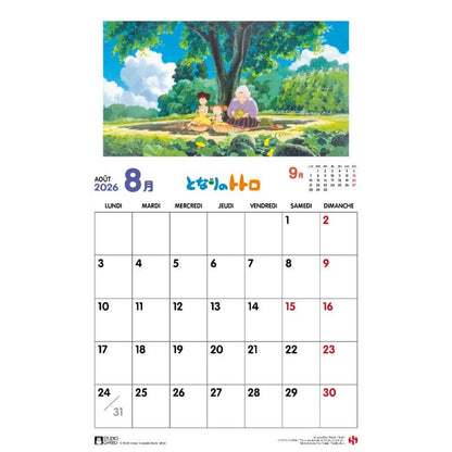 My Neighbor Totoro-kalender 2026 *fransk version*
