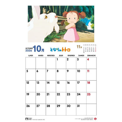 My Neighbor Totoro-kalender 2026 *fransk version*