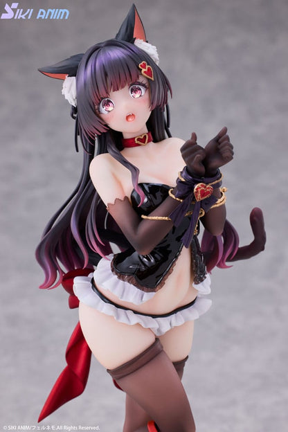 Original karaktär PVC-staty 1/7 Shibarare Cat Ruhuna-chan 26 cm
