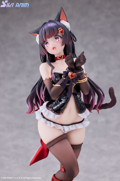 Original karaktär PVC-staty 1/7 Shibarare Cat Ruhuna-chan 26 cm
