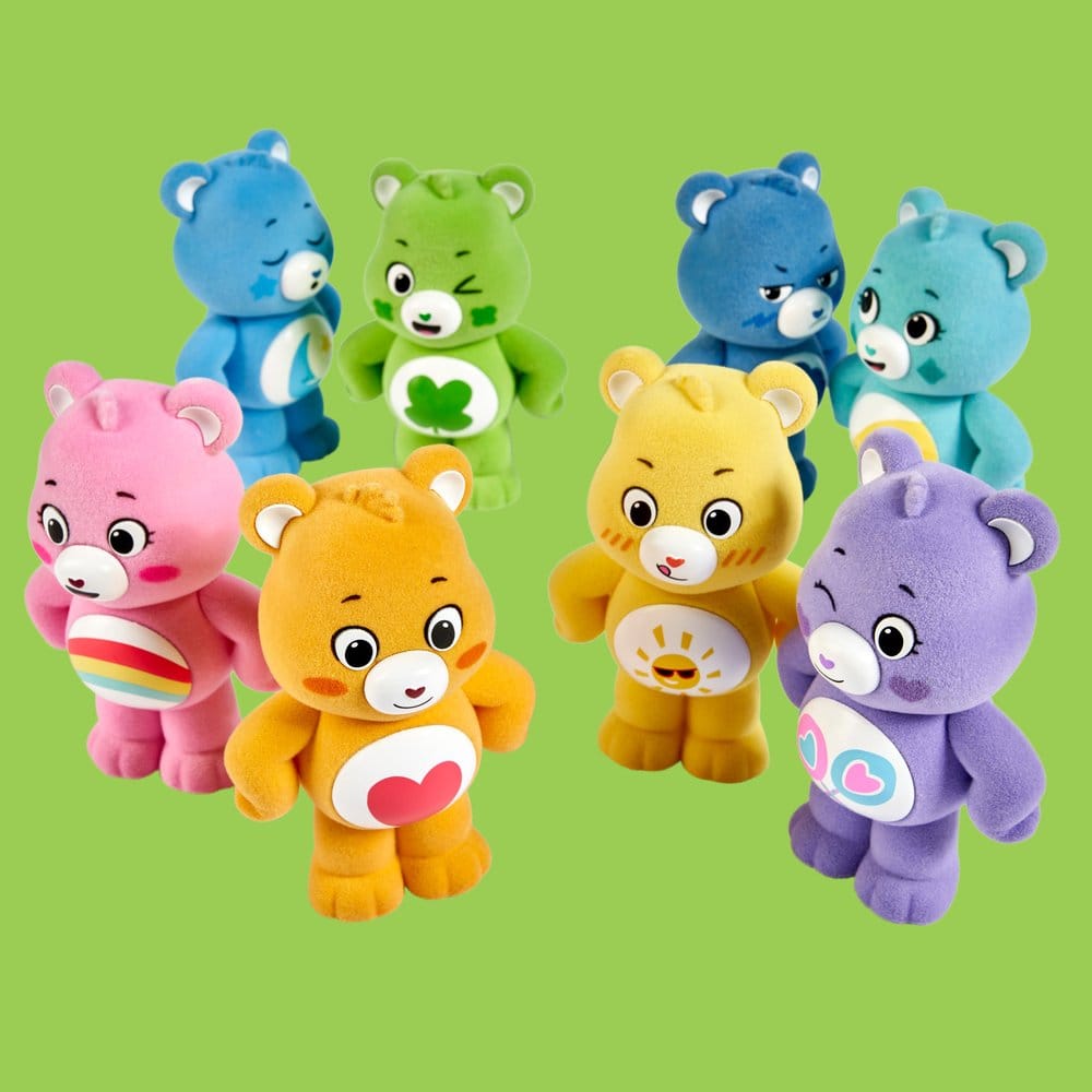 Care Bears flockade figurer Lås upp Magic 8 cm Blind Box Display (8)