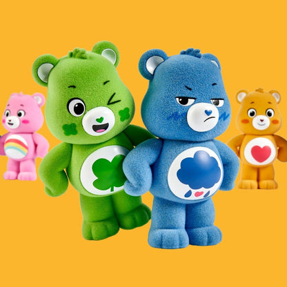 Care Bears flockade figurer Lås upp Magic 8 cm Blind Box Display (8)