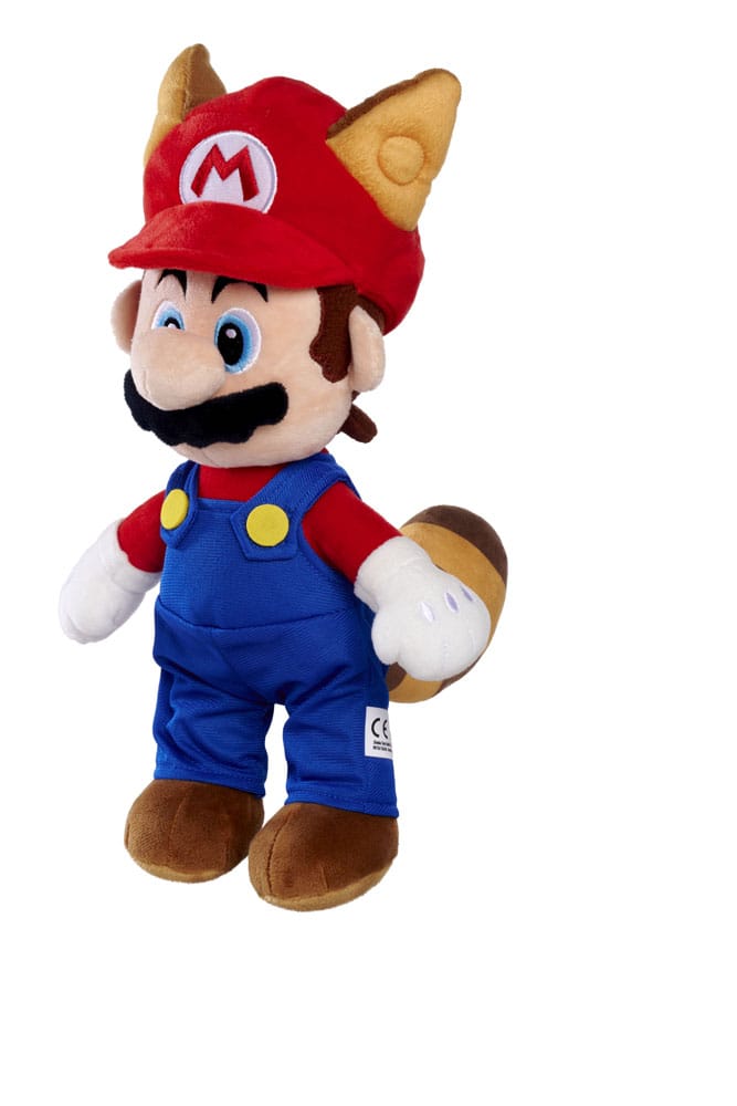 Super Mario Plish figura Tanuki Mario 30 cm