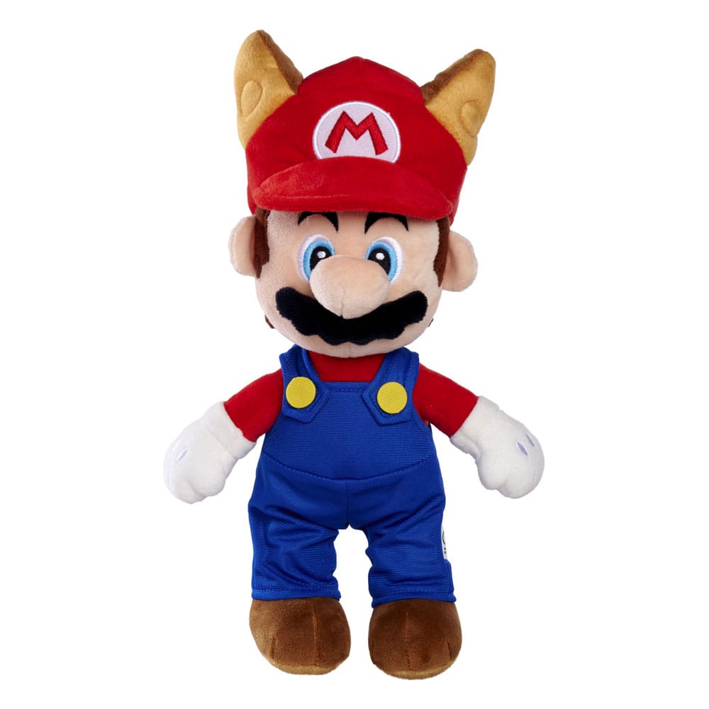 Super Mario Plish figura Tanuki Mario 30 cm