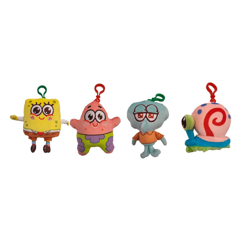 SpongeBob SquarePants plysj nøkkelringer innbyggere 10 cm utvalg (12)