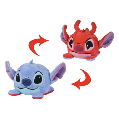 Lilo & Stitch Reverzibilni plišani Slika Leroy/Stitch 8 cm