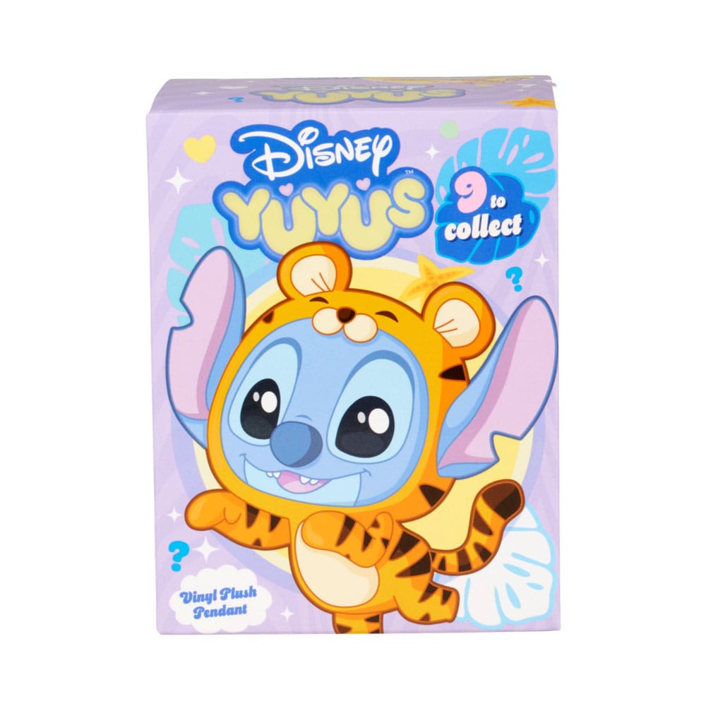 Disney YuYus Plys nøgleringe Stitch 12 cm Blindbox Display (8)