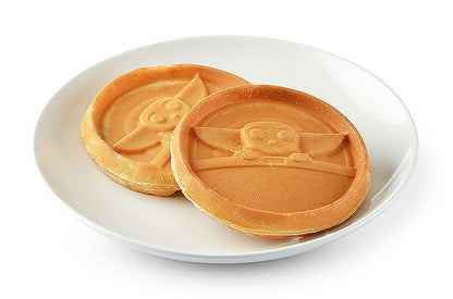 Star Wars der mandalorianische Waffelmacher das Kind