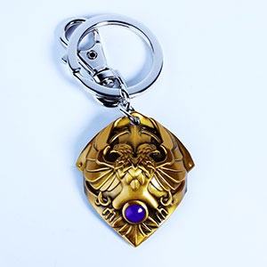 Warhammer 40k Metal Keychain Custodian Shoulder Plate